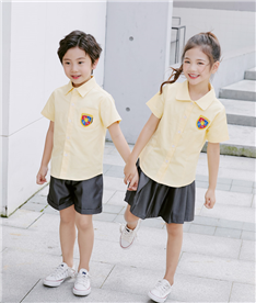 夏季中小學(xué)生服裝（梨色）