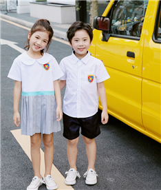 夏季中小學(xué)生服裝白襯衫