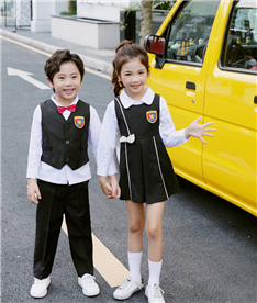 冬季中小學(xué)生禮服（黑白）
