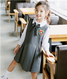 冬季女中小學(xué)生禮服（灰）