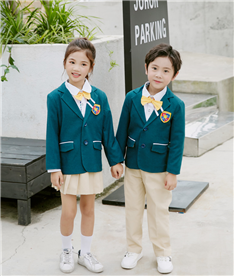 冬季中小學(xué)生禮服（深綠）