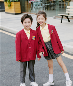 冬季中小學(xué)生禮服西式（紅）